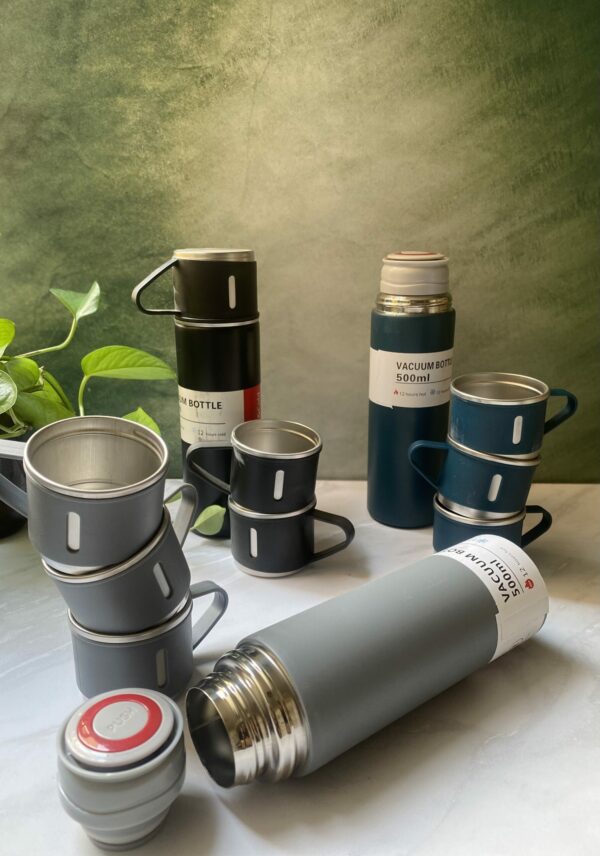 فلاسک مدل 3 کاپ VACUUM حجم500 میل - Image 2