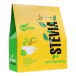 پودر شیرین‌کننده اریتریتول و استویا (مخصوص نوشیدنی) بی لو ۲۱۰ گرمی