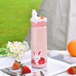 فلاسک استیل کودک طرح خرگوش 440 میلی - Image 2